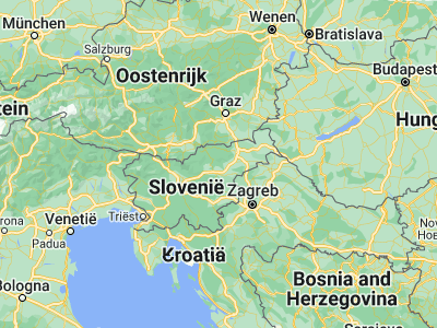 Map showing location of Vitanje (46.38167, 15.29583)
