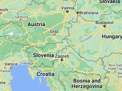 Map showing location of Vitomarci (46.5275, 15.93944)