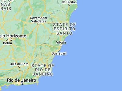 Map showing location of Vitória (-20.31944, -40.33778)