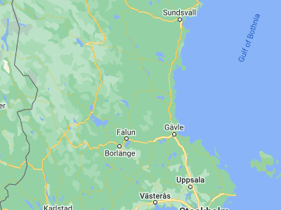 Map showing location of Vittsjö (61.11667, 16.1)