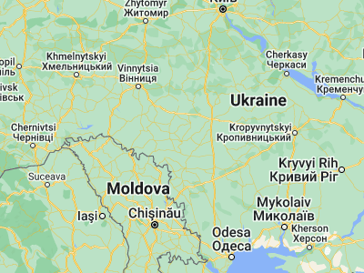 Map showing location of Viytivka (48.42603, 29.54291)