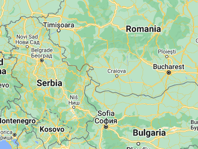 Map showing location of Vlădaia (44.35, 23.03333)