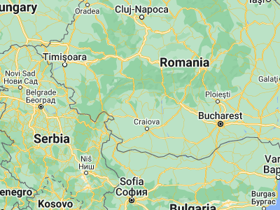 Map showing location of Vladimiru (44.83333, 23.56667)