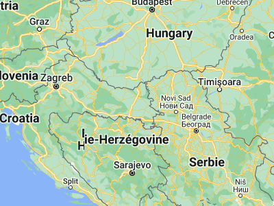 Map showing location of Vladislavci (45.45944, 18.57417)