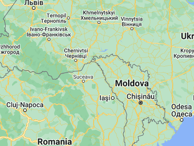 Map showing location of Vlăsineşti (47.93333, 26.88333)