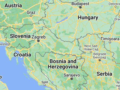 Map showing location of Voćin (45.61778, 17.54778)