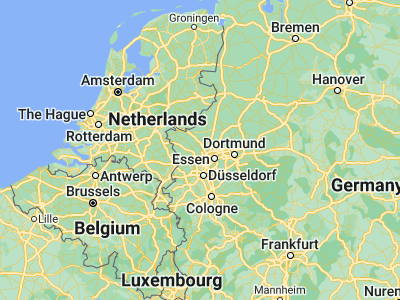 Map showing location of Voerde (51.59703, 6.6863)