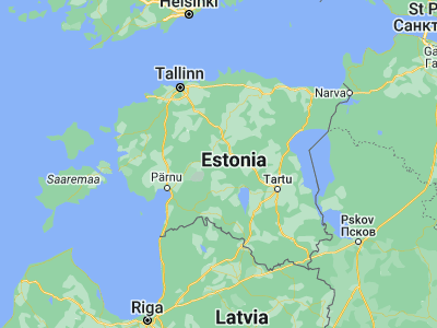 Map showing location of Võhma (58.62833, 25.54833)