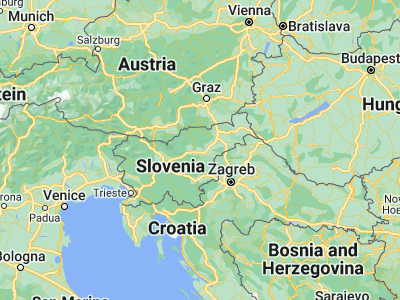 Map showing location of Vojnik (46.29333, 15.30333)