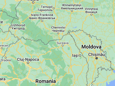 Map showing location of Volovăţ (47.81667, 25.9)