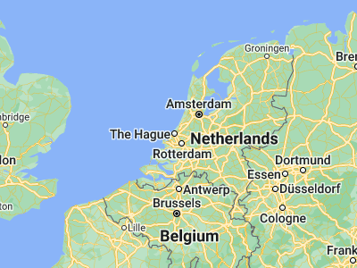 Map showing location of Voorburg (52.07417, 4.35972)