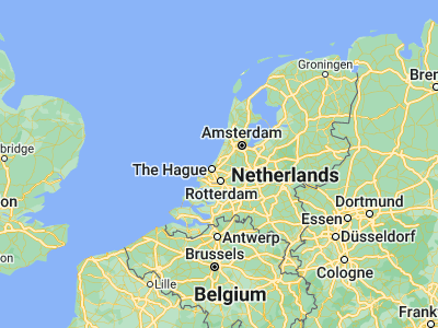 Map showing location of Voorschoten (52.1275, 4.44861)