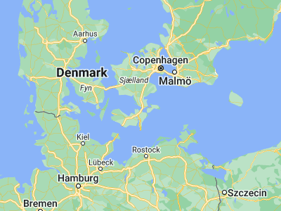 Map showing location of Vordingborg (55.00801, 11.91057)