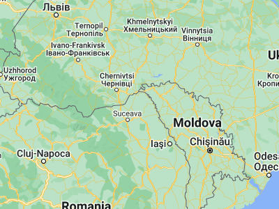 Map showing location of Vorniceni (47.98333, 26.66667)