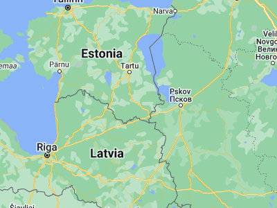 Map showing location of Võru (57.83389, 27.01944)