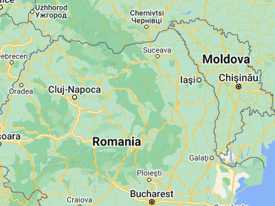 Map showing location of Voşlobeni (46.65, 25.63333)