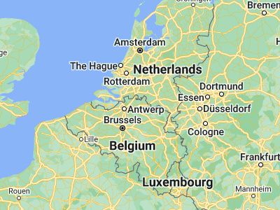 Map showing location of Vosselaar (51.30856, 4.8896)