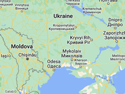 Map showing location of Voznesensk (47.56494, 31.33078)