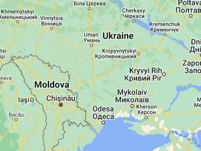 Map showing location of Vradiyivka (47.86195, 30.59195)