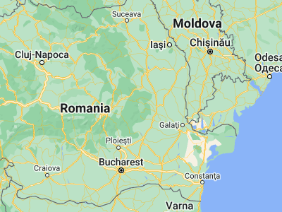 Map showing location of Vrâncioaia (45.85, 26.73333)