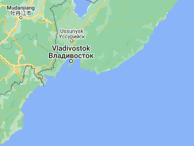 Map showing location of Vrangel’ (42.73021, 133.08322)