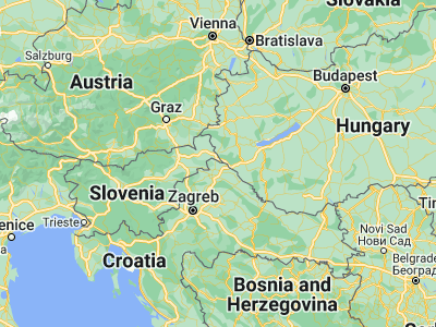 Map showing location of Vratišinec (46.47806, 16.45778)