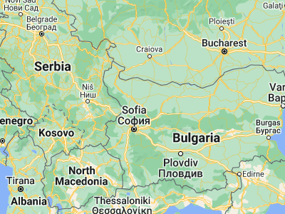 Map showing location of Vratsa (43.21, 23.5625)