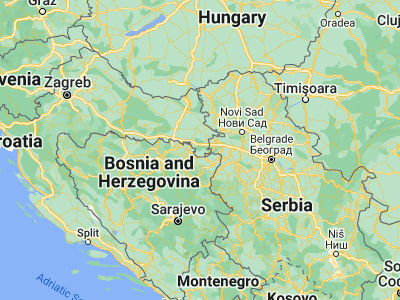 Map showing location of Vrbanja (44.98139, 18.92722)