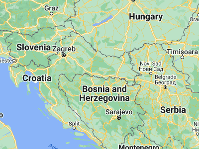 Map showing location of Vrbova (45.21861, 17.57778)