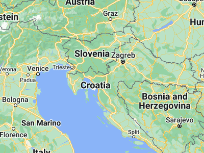 Map showing location of Vrbovsko (45.36861, 15.07833)