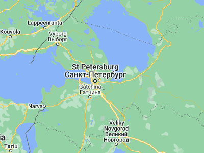 Map showing location of Vsevolozhsk (60.02043, 30.63716)