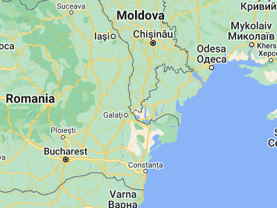 Map showing location of Vulcăneşti (45.68417, 28.40278)