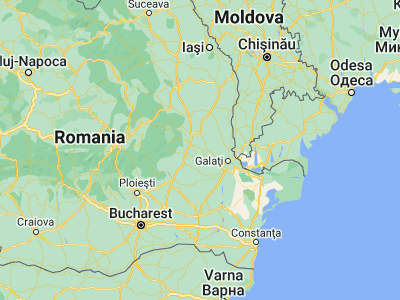 Map showing location of Vulturu de Sus (45.61667, 27.41667)