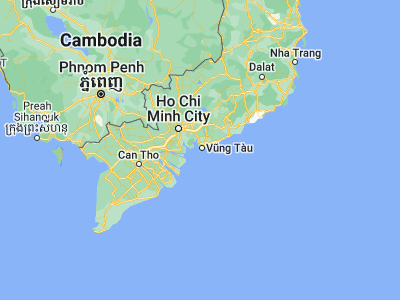 Map showing location of Vũng Tàu (10.34599, 107.08426)