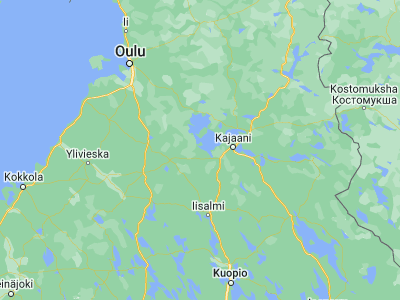Map showing location of Vuolijoki (64.18333, 27.01667)