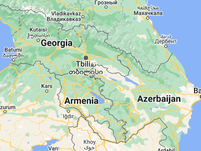 Map showing location of Vurğun (41.09423, 45.47162)