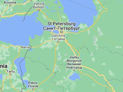 Map showing location of Vyritsa (59.40778, 30.34806)