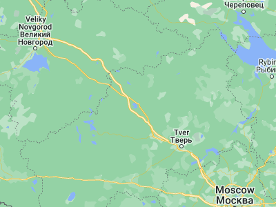 Map showing location of Vyshniy Volochëk (57.59125, 34.56453)
