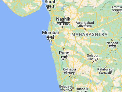 Map showing location of Wadgaon (18.73333, 73.65)