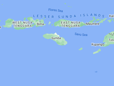 Map showing location of Wahang Dua (-10.095, 120.028)