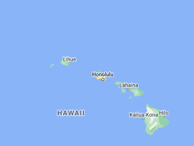 Map showing location of Waialua (21.57667, -158.13028)