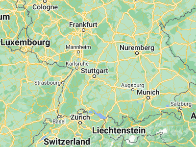 Map showing location of Waiblingen (48.83241, 9.31641)