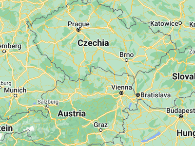 Map showing location of Waidhofen an der Thaya (48.81667, 15.28333)