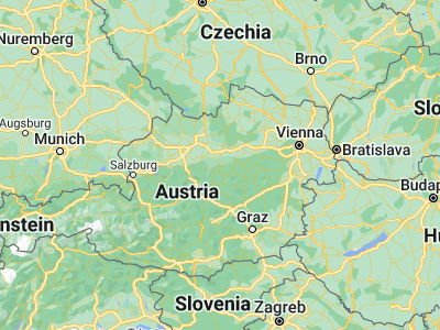 Map showing location of Waidhofen an der Ybbs (47.96004, 14.77361)