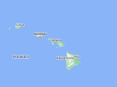 Map showing location of Waikapū (20.85806, -156.50694)