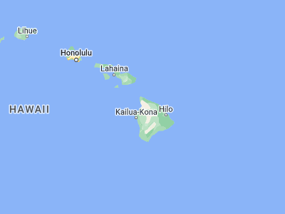 Map showing location of Waikoloa Village (19.9325, -155.82778)