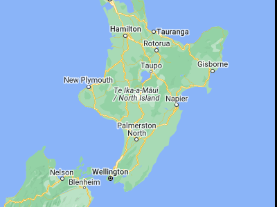 Map showing location of Waiouru (-39.48333, 175.66667)