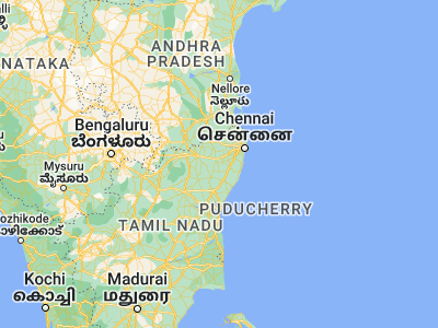 Map showing location of Wallajahbad (12.76667, 79.78333)