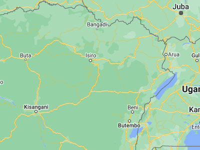 Map showing location of Wamba (2.14838, 27.99466)