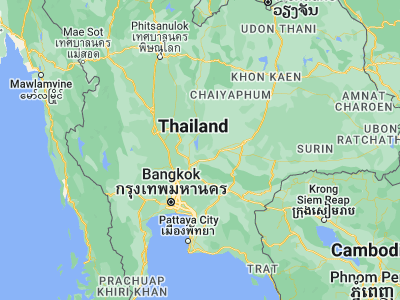 Map showing location of Wang Muang (14.84228, 101.1255)